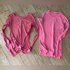 Lulu lemon tops size 2
